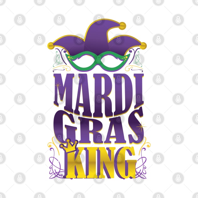 Mardi gras King by TeddyTees