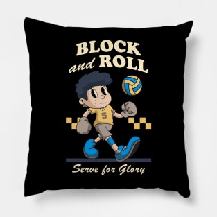 Funny Volley Ball Boy Pillow