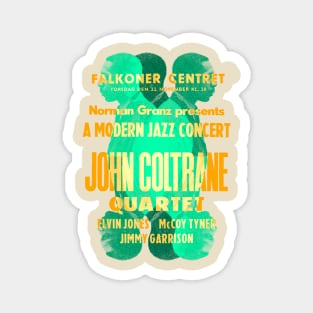 John coltrane concert graphic Magnet