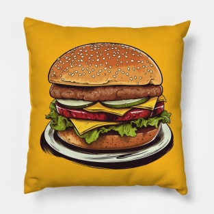 Burger Pillow