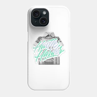 Hustle Harder Mint Foam Phone Case