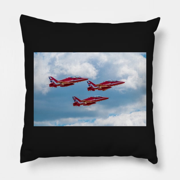 Red Arrows Pillow by Russell102