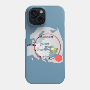 Ukraine under dandruff Phone Case