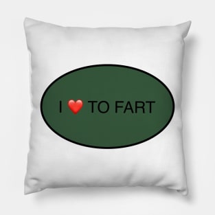 I heart to fart, gut health Pillow
