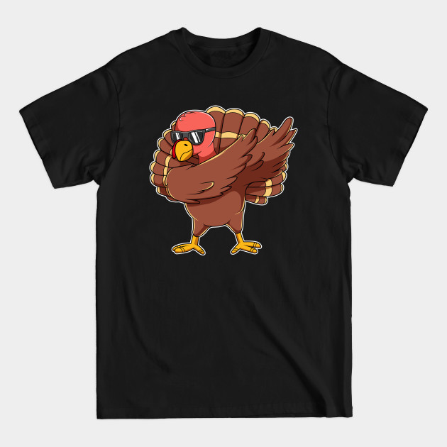 Discover Cute Dabbing Turkey Funny Thanksgiving Gift - Dabbing Turkey - T-Shirt