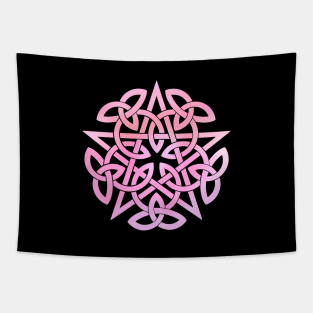 Pentagram. Celtic knot Tapestry