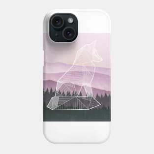 Geometric Nature - Fox (Full) Phone Case