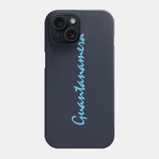 Guantanamera graphic design Phone Case