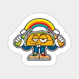 Tacos and Rainbows Magnet