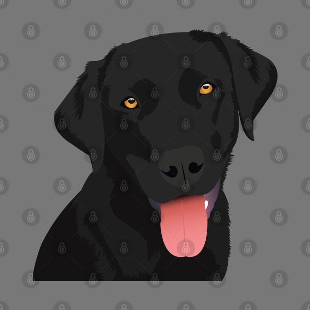 Adorable Black Lab by KCPetPortraits