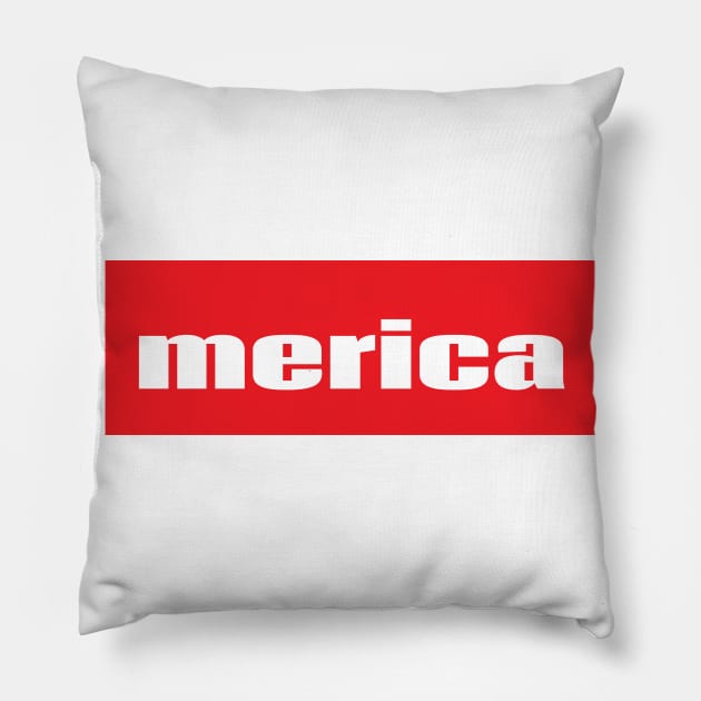 Merica Words Millennials Use America Pillow by ProjectX23Red