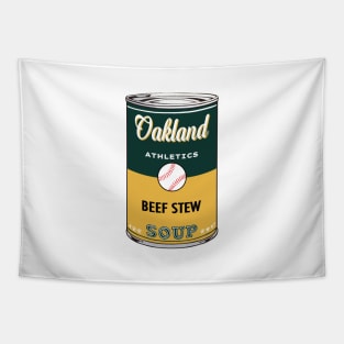 Oakland Athletics Soup Can Tapestry