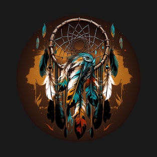 Native American Dreamcatcher Indian Design T-Shirt