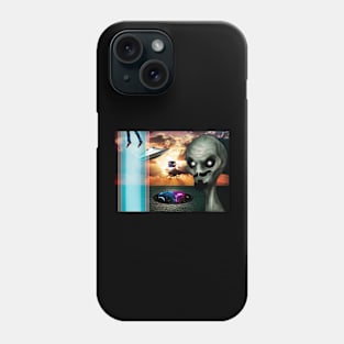 Invasão alien Phone Case