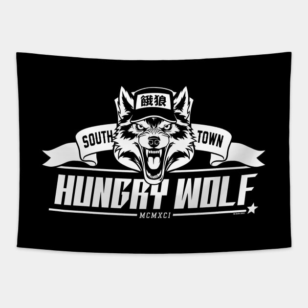 Legendary Hungry Wolf Tapestry by wloem