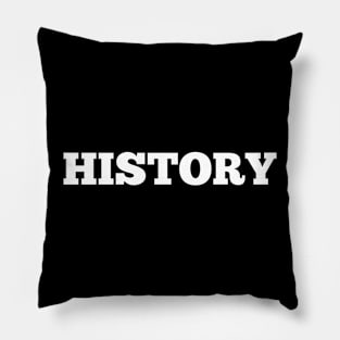 History Pillow