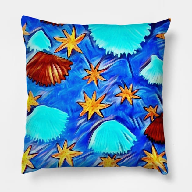 Under the deep ocean Pillow by Cozy infinity