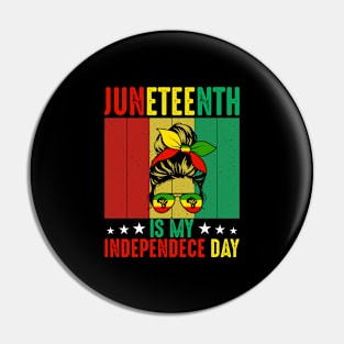 Juneteenth Independece Day Celebration Juneteenth 1865 Pin