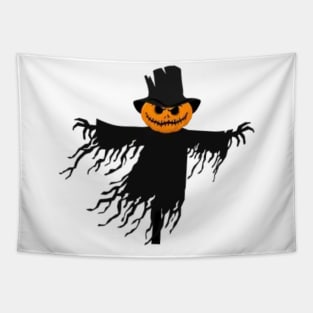 Pumpkin Patch Scarecrow Tapestry