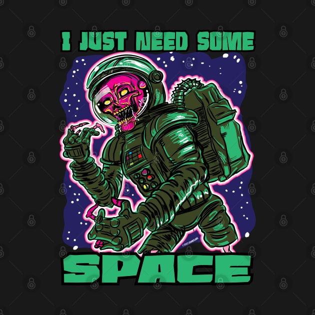 I Just Need Some Space Zombie Astronaut by eShirtLabs