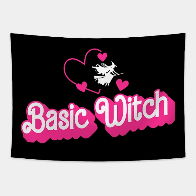 Funny Basic Witch Lazy Costume Girls Women Funny Halloween Tapestry by KsuAnn