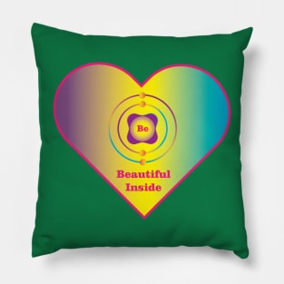 4 - Be - Beryllium: Be Beautiful Inside Pillow