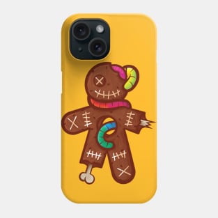 Zombie gingerbred man Phone Case