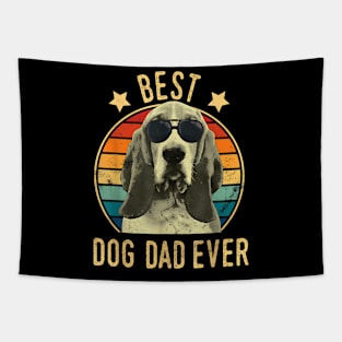 Best Dog Dad Ever Basset Hound Father'S Day Tapestry