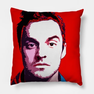 jake johnson Pillow