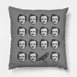 Poe and The Raven Pillow