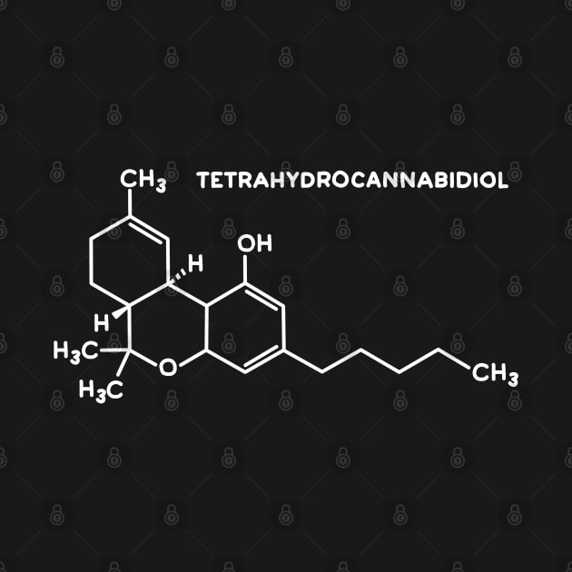 THC molecule by valentinahramov