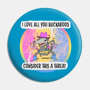 BUCKAROO (Circle) Pin