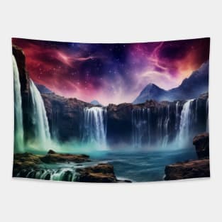 Landscape Magical Dimension Fantastic Planet Surrealist Tapestry