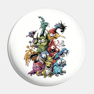 Wacky Weird Pets Pin