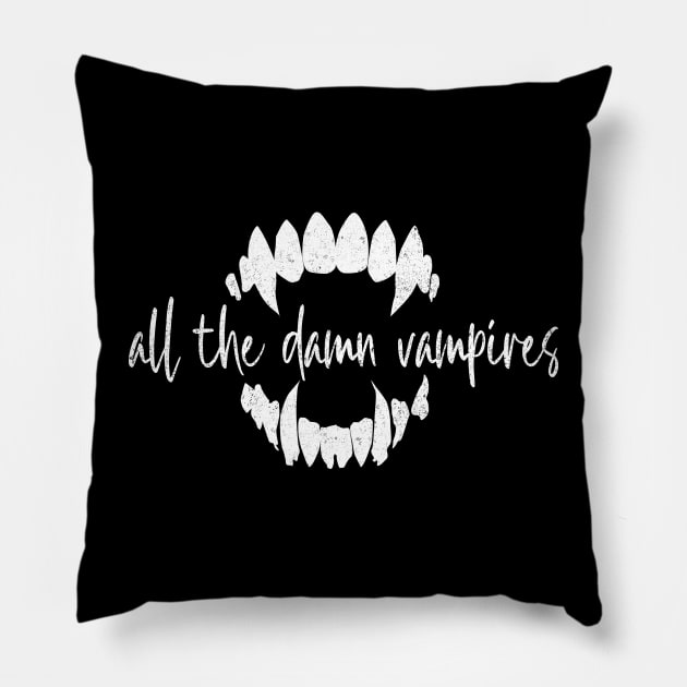 All the Damn Vampires, Grandad form Lost Boys Pillow by BOEC Gear