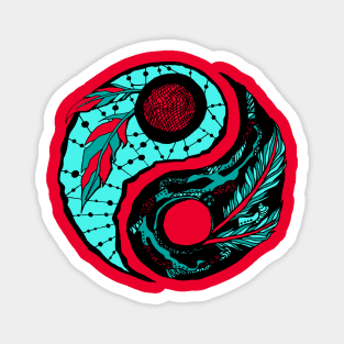 Turqred Yin Yang Magnet