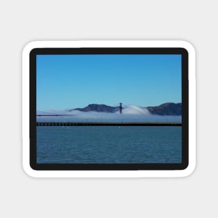 Golden Gate Bridge in Fog, San Francisco Magnet