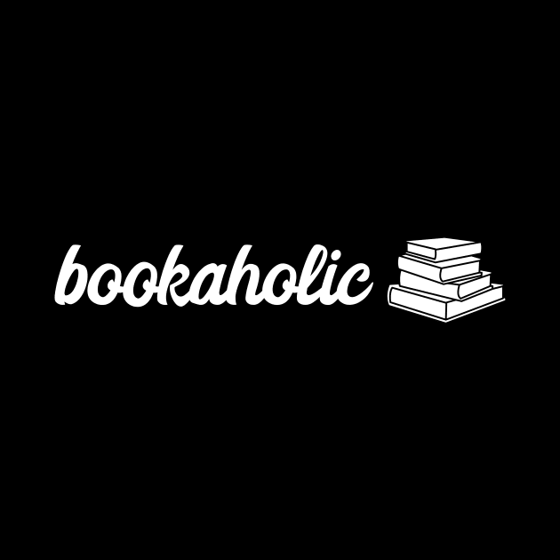 Bookaholic Book Lovers Gifts Bookworm Bibliophile by MGO Design