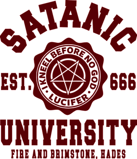 SATANIC UNIVERSITY - SATANISM OCCULT Magnet