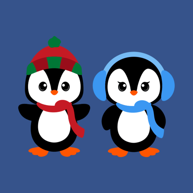 Penguins by KhalidArt