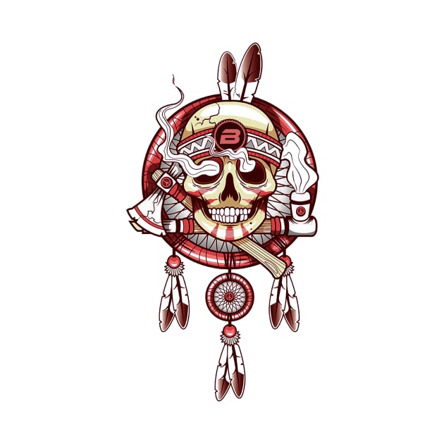 Native American BASSic Skull by TheBASSics