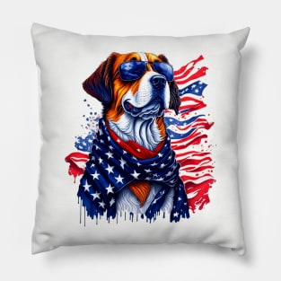 Funny 4th of July Dog Pillow