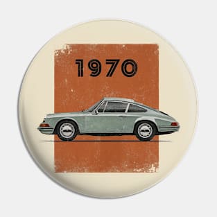 1970 Classic Car Elegance Pin