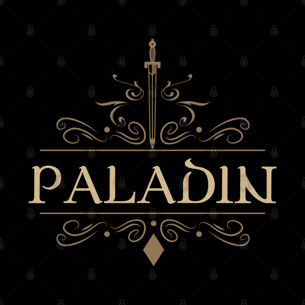 Paladin Character Class Tabletop RPG by dungeonarsenal