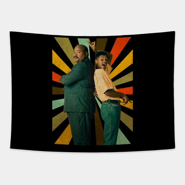 Uncle Phil - 90s Style Retro Vintage Tapestry by GekNdangSugih