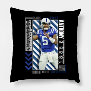 Anthony Richardson Paper Poster Version 10 Pillow