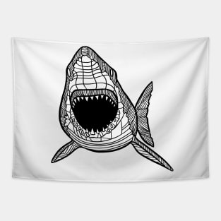 Shark sketch Tapestry