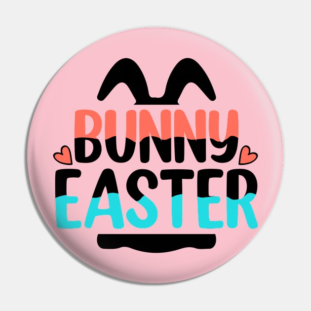 Bunny Easter Happy Easter Day Pin by DMMGear