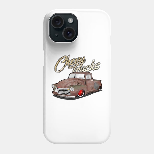 chevy trucks Phone Case by small alley co