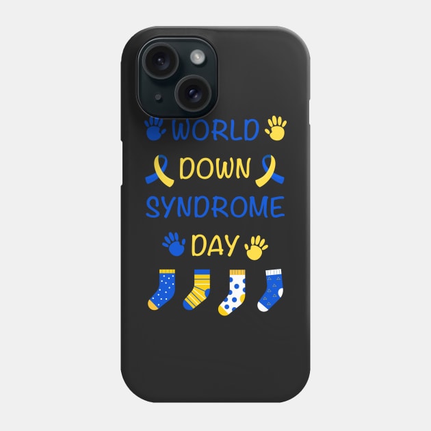 World Down Syndrome Day Phone Case by Jkinkwell